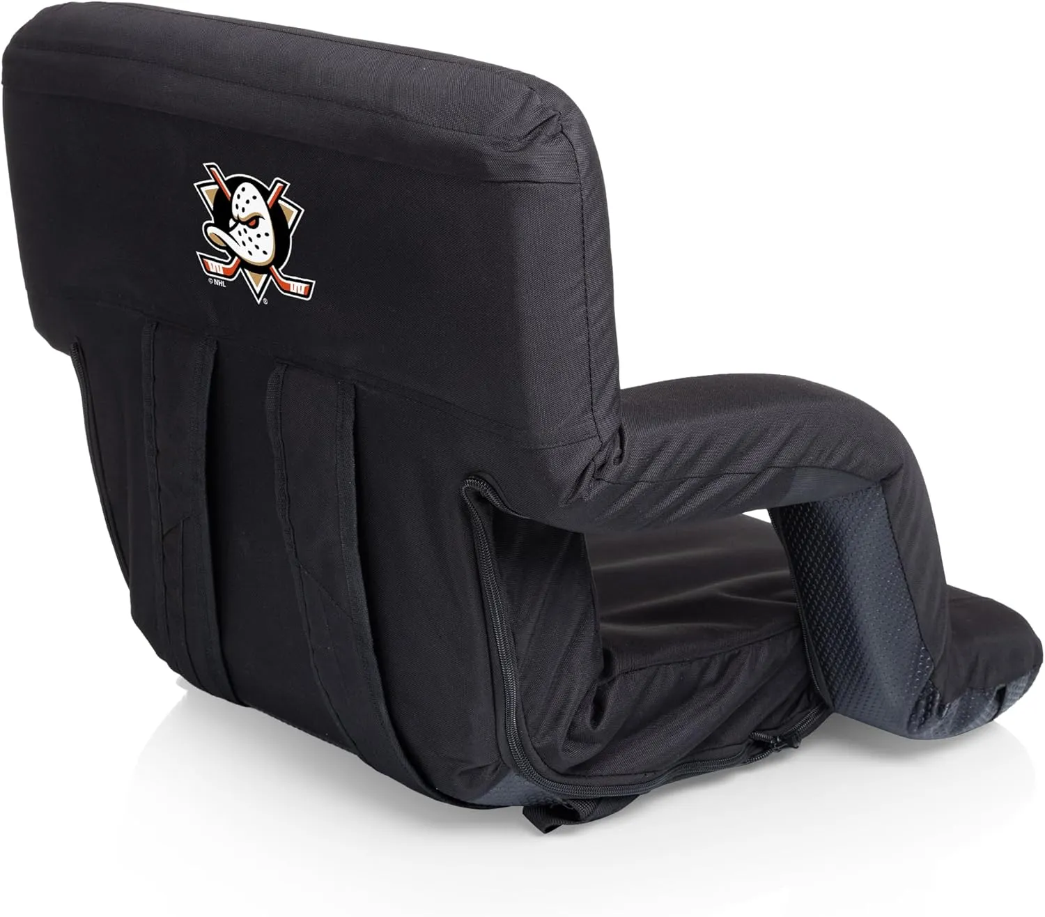 PICNIC TIME NHL Ventura Reclining Stadium Seat with Back Support - Bleacher Seat - Beach Floor Chair