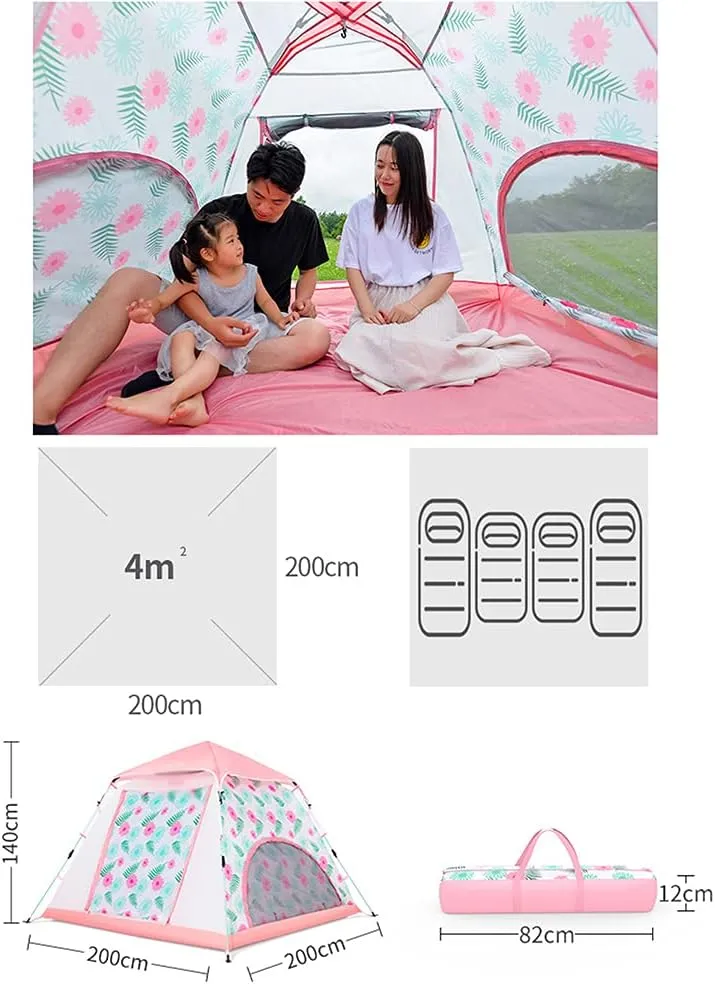 Pop Up Beach Tent Sun Shelter Easy Set Up Waterproof Beach Shelters Tent Lightweight Portable Instant Camping Tent for Hiking Backyard
