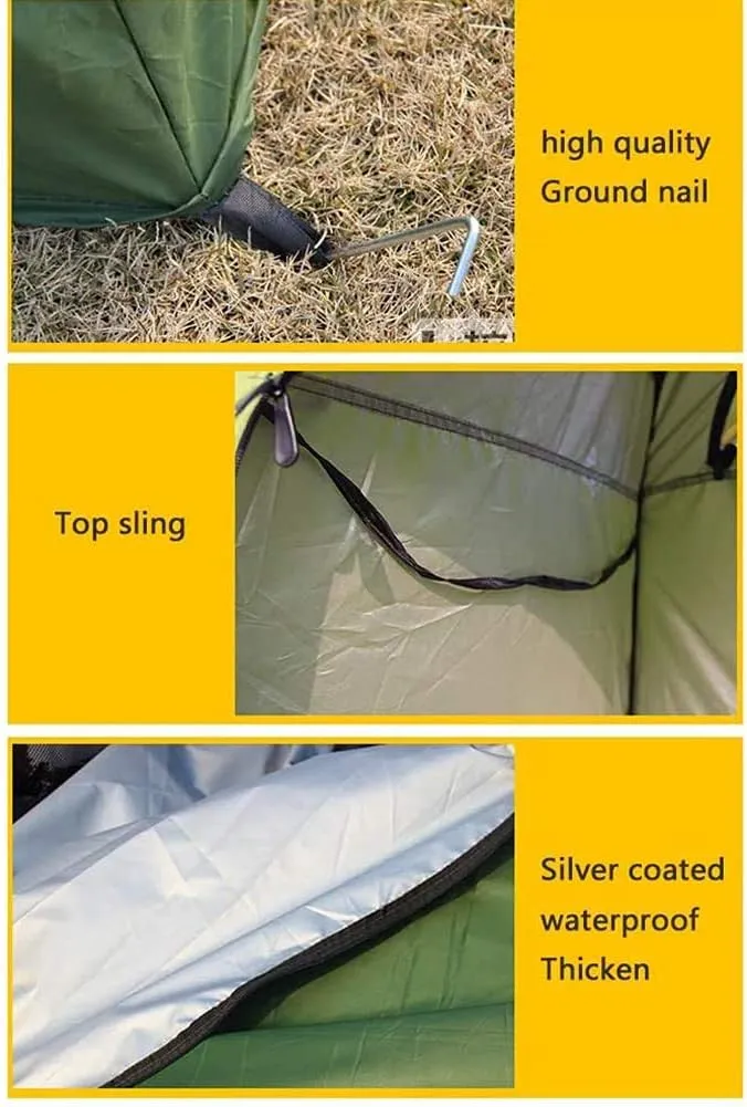 Pop Up Privacy Shower Tent, Portable Outdoor Bathroom Tent,for Camping Beach - Easy Set Up, Foldable with Carry Bag, 150*150*190