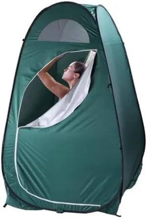 Pop Up Privacy Tent - Instant 6.2ft Outdoor Changing Room for Camping, Beach & Hiking with Carry Bag & Stakes
