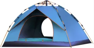 Pop-Up Tent for 3-4 Person, Camping Tent Easy Setup, Outdoor Beach Tent Portable Windproof Dome Tent for Camping Beach Hiking Mountaineering Fishing Travel Lightweight Tents