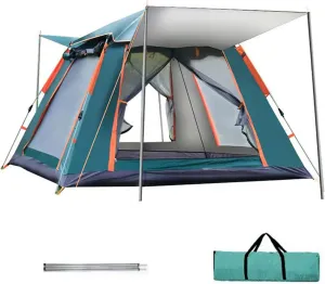 Pop Up Tent-Instant Tents for Camping 3-4 Person, Lightweight Waterproof Outdoor Dome Canopy Pop Up Tent Easy to Set Up, for Traveling Outdoor, Hiking, Beach, Fishing