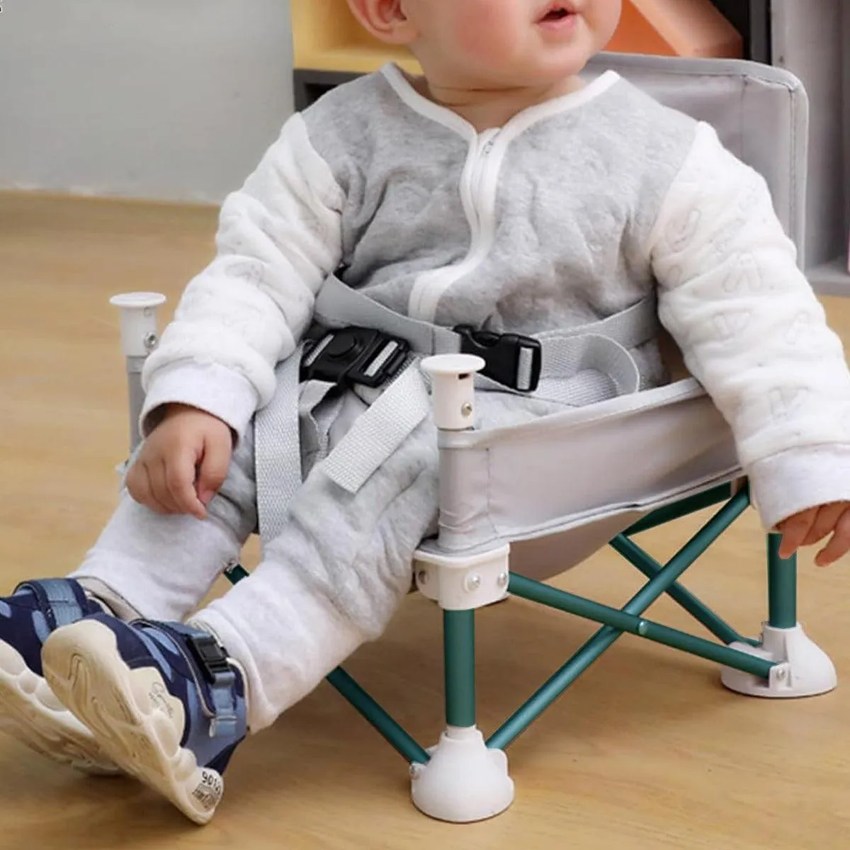 Portable Baby Toddler Chair Folding Dining Seat for Outdoor Travel Camping Use