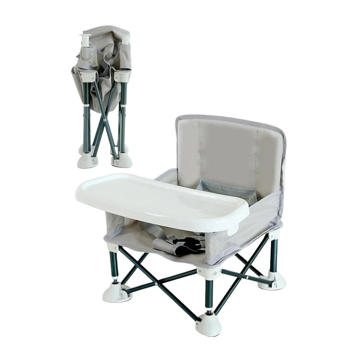 Portable Baby Toddler Chair Folding Dining Seat for Outdoor Travel Camping Use