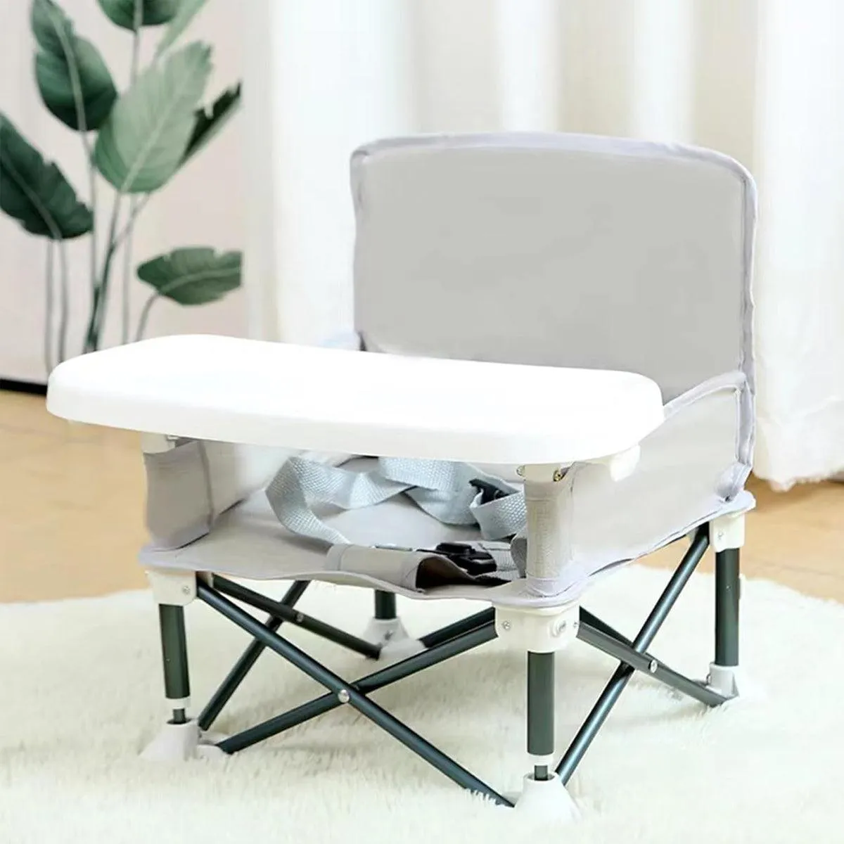 Portable Baby Toddler Chair Folding Dining Seat for Outdoor Travel Camping Use