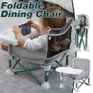 Portable Baby Toddler Chair Folding Dining Seat for Outdoor Travel Camping Use