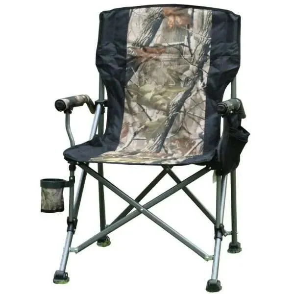 Portable Camping Chair Featuring Cup Holder and Side Pocket