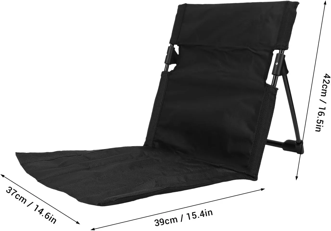Portable Camping Floor Chair, Comfortable Beach Floor Chair for Fishing