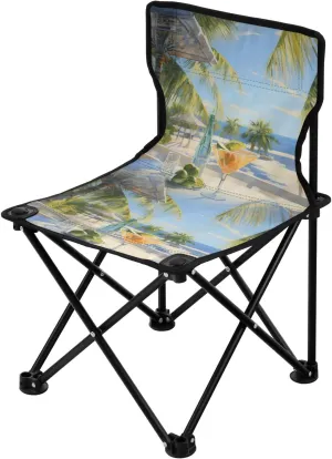 Portable Camping Folding Chairs Foldable Chair Small Cocktail Coast Vacation Lightweight Backpacking Outdoor Outside Fishing