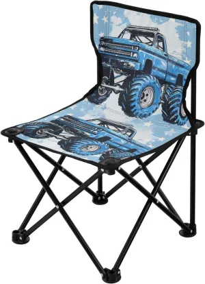 Portable Camping Folding Chairs Foldable Chair Small Monster Truck 2 Lightweight Backpacking Outdoor Outside Fishing