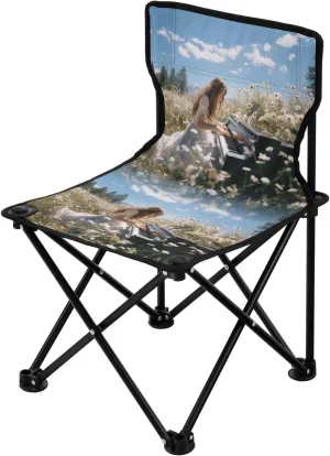 Portable Camping Folding Chairs Foldable Chair Small Pianist Field Lightweight Backpacking Outdoor Outside Fishing