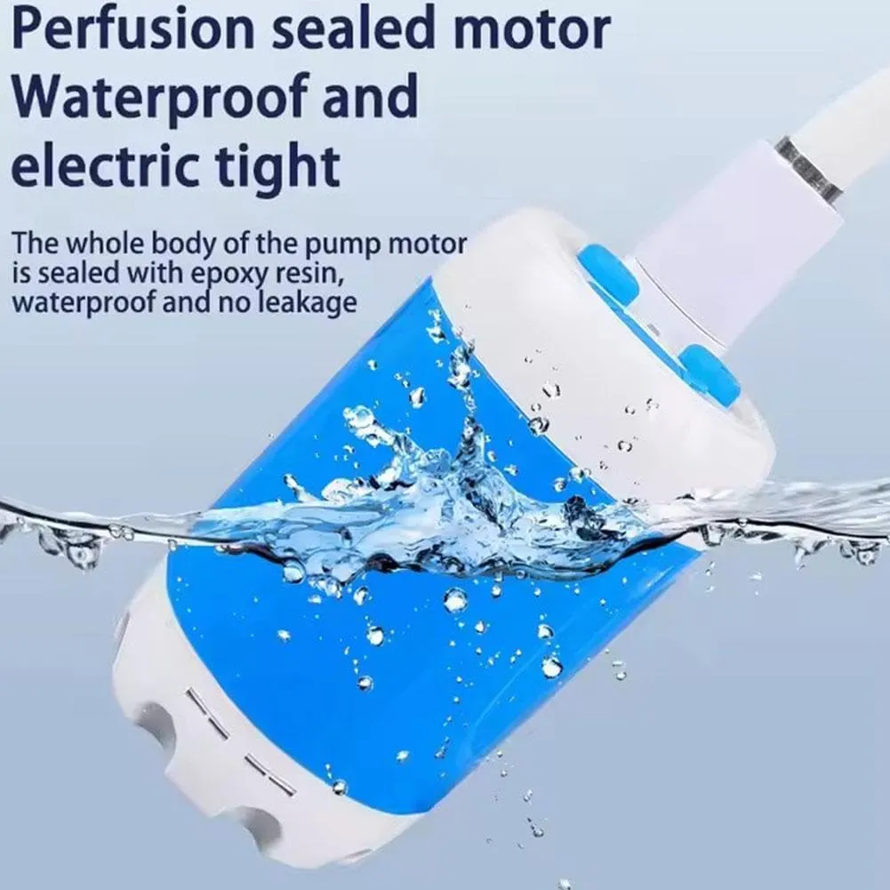 Portable Camping Shower Outdoor Camp Shower Pump, Rechargeable Outdoor Shower Head Sprayer with Digital Display, Rechargeable Electric Shower Pump for Camping Travel Car Washing (Blue 1pc)