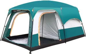 Portable Campitents Shelter Portable Waterproof Hold 4-8 Persons Instant Setup Pop up Tent with Top Rainfly Doors Protection for Campihikimountaineering