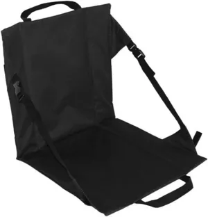 Portable Foldable Chair Cushion Lightweight Seat Pad for Camping Fishing Outdoor Activities Compact Design Back Mesh Pouch for