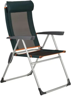 Portable Folding Chair Camping Chair Outdoor Deck Chair Portable Armchair Fishing Camping Seat Stool with Adjustable Backrest and Breathable Mesh Backrest Foldable Chair Folding Camping Chair