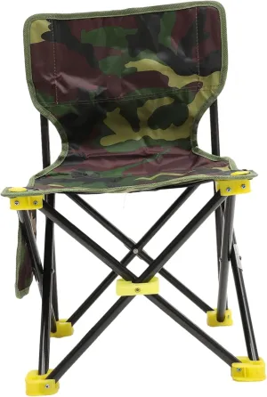 Portable Folding Fishing Chair Lightweight Durable for Outdoor Activities Camping BBQ and Beach Compact Design with Comfortable Backrest