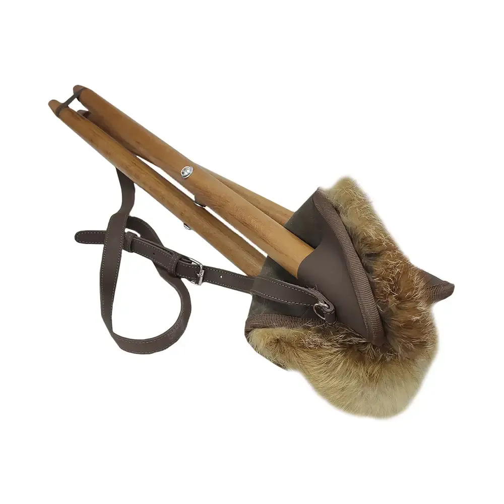 Portable Folding  Heavy-Duty Tripod Camping Fur Chair