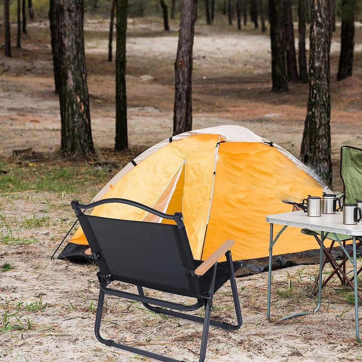 Portable Outdoor Folding Chair Light Aluminum Alloy Stool for Camping Picnic