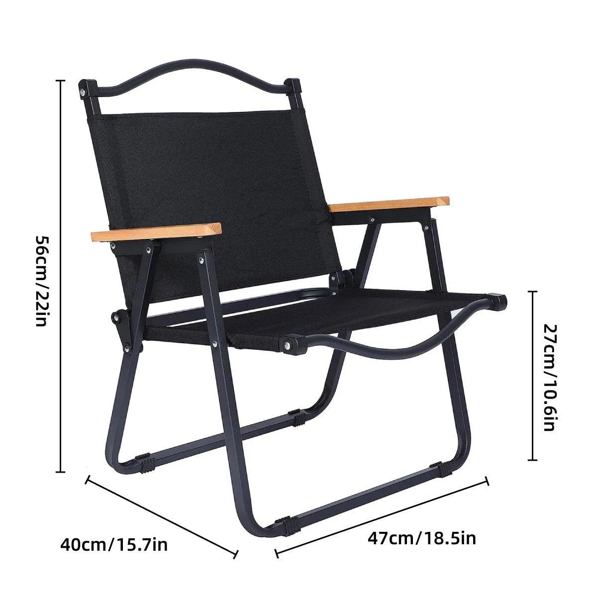 Portable Outdoor Folding Chair Light Aluminum Alloy Stool for Camping Picnic