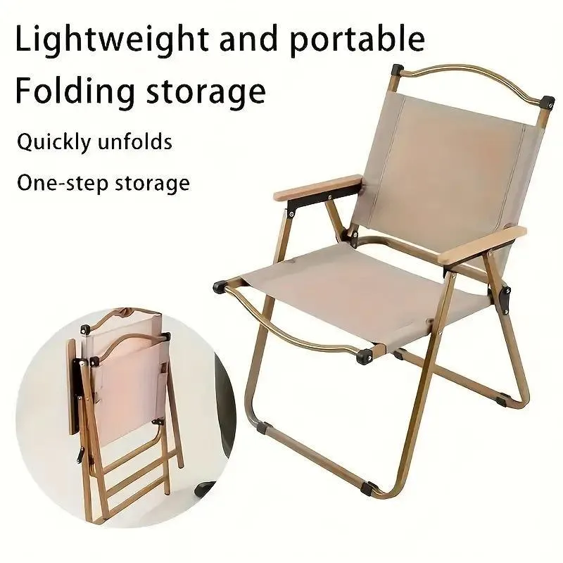 Portable Outdoor Folding Chair Light Aluminum Alloy Stool for Camping Picnic
