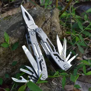 Portable Pocket Multitool Stainless Steel Multitool Pliers Knife