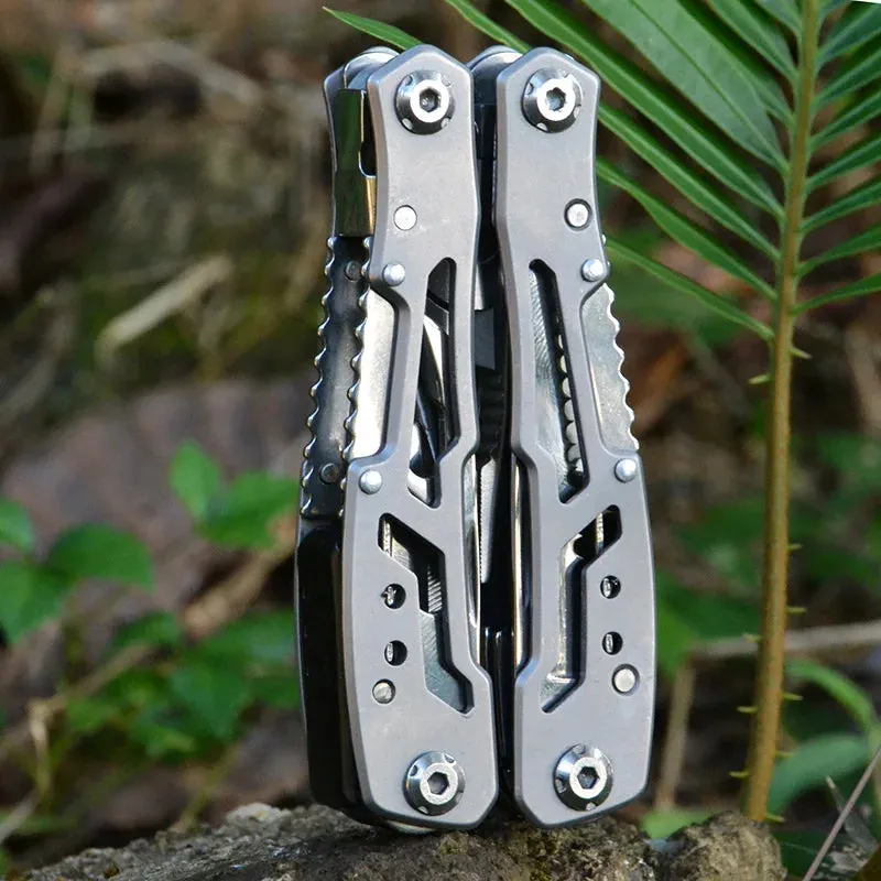 Portable Pocket Multitool Stainless Steel Multitool Pliers Knife