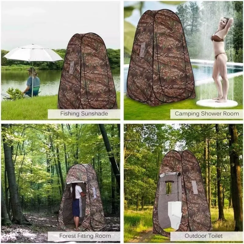 Portable Pop-Up Privacy Changing Tent (Camouflage)