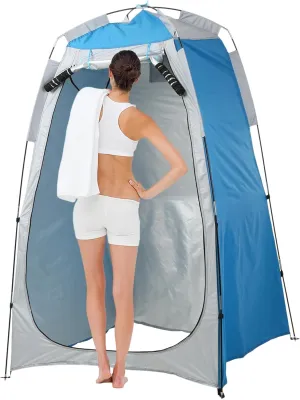 Portable Pop Up Tent with Zippered Door & Window, 170T Coated Polyester, Easy Setup, Includes Carry Bag, for Camping Beach Picnic Photography
