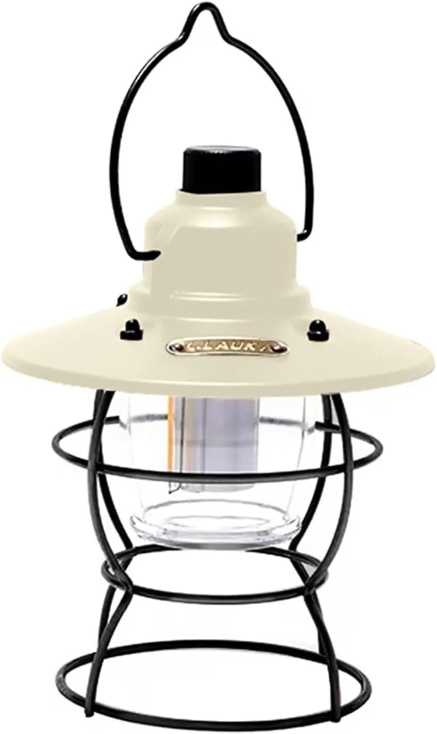 Portable Rechargeable Camping Lantern LED Tent Light with 3 Mods Lighting, 2000mAh Battery Powered for 15 Hrs Working, IPX4, Warm & White Light for Outdoor Hiking
