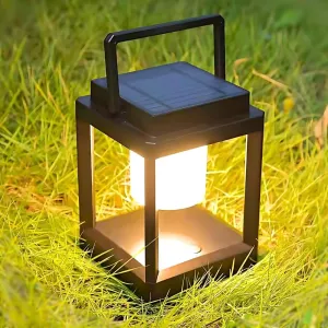 Portable Solar-Powered LED Light, Emergency Solar Lantern, Outdoor Solar Camping Lamp, Rechargeable Solar Flashlight for Hiking, Camping, and Power Outages, Eco-Friendly Solar Light