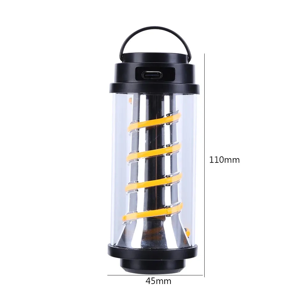 Portable Waterproof Lantern with Dimmable LED Lights - Rechargeable and Telescopic