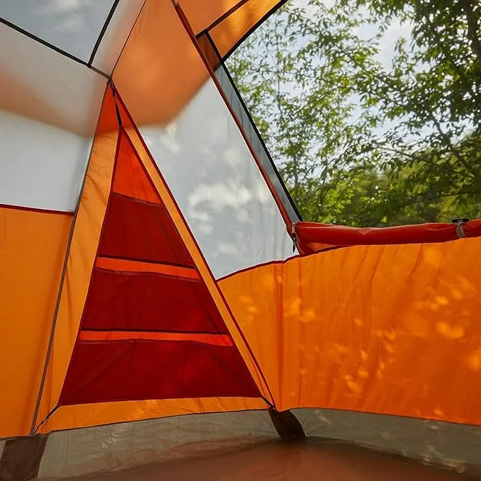 PORTAL 6/8 Person Family Camping Tent with Screen Room, Water Resistant Big Tunnel Tent with Rainfly, Large Family Tent for Outdoor Camping, Party