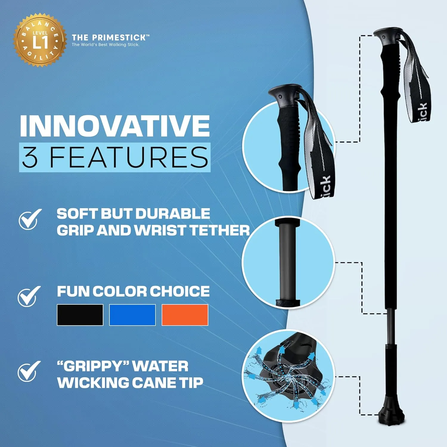PrimeStick Walking Aid by Dynamo