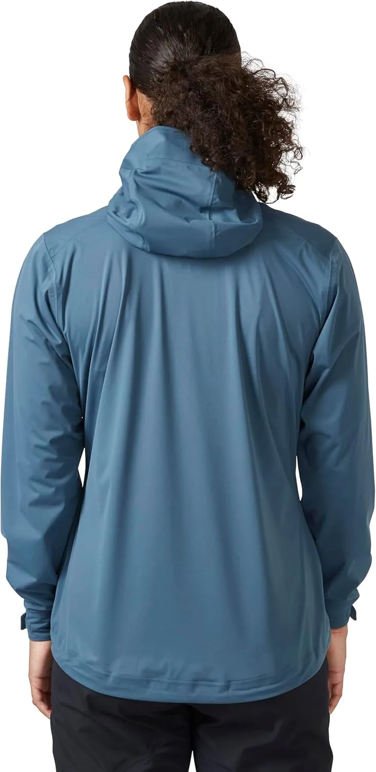 Rab Women's Kinetic 2.0 Hooded Jacket, Waterproof Softshell for Hiking, Trekking