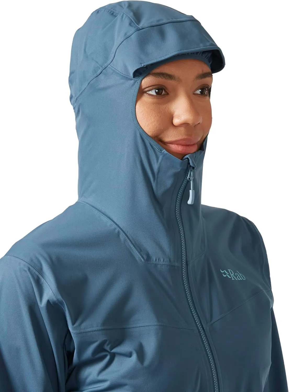 Rab Women's Kinetic 2.0 Hooded Jacket, Waterproof Softshell for Hiking, Trekking