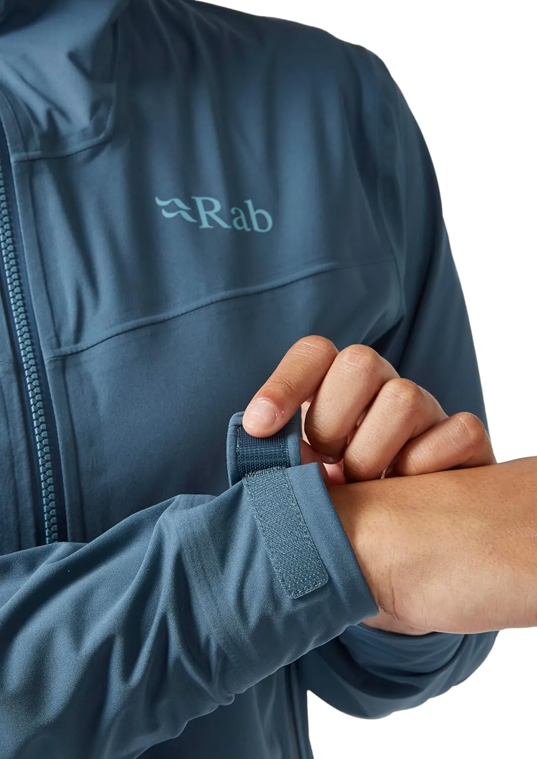 Rab Women's Kinetic 2.0 Hooded Jacket, Waterproof Softshell for Hiking, Trekking
