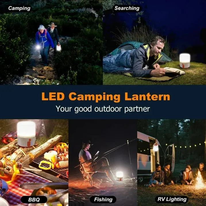 Rechargeable,5 Tent Light Modes Future-proof Solar 4800mAh Light Light, Garden Hiking Lantern Camping Tent Camping Bank,Solar for Climbing Top value AmzDoer Spot LED Power