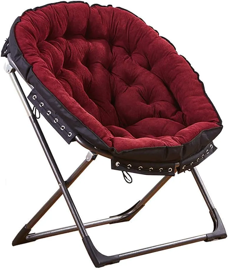 Renovation House Folding Sun Loungers Moon Chair Padded Camping Chairs Outdoor Leisure Stools Foldable Portable | Fishing Chair