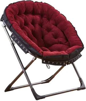 Renovation House Folding Sun Loungers Moon Chair Padded Camping Chairs Outdoor Leisure Stools Foldable Portable | Fishing Chair