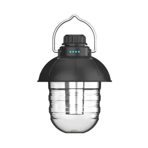 Retro Lantern Camping Rechargeable Portable Tent Light with Stepless Dimming