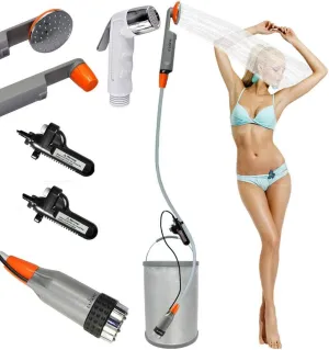 RGA Update Portable Bidet, Handheld Camp Pump with Rechargeable, IPX8 Waterproof for Outdoor Travel, Hiking, Traveling, Pet Washing