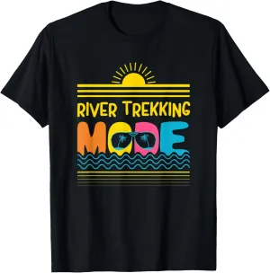 River Trekking Mode River Climbing Adventure Sports T-Shirt