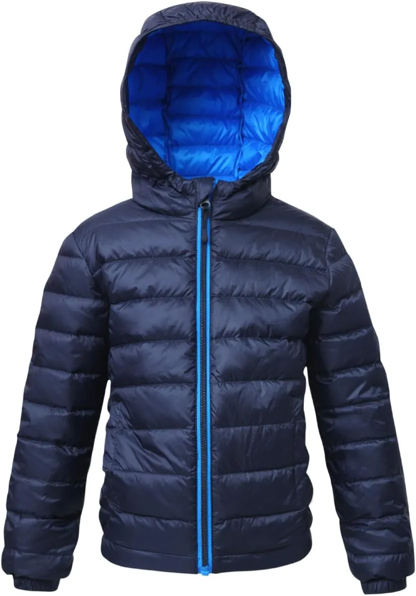 Rokka&Rolla Boys' Ultra Lightweight Packable Down Puffer Jacket Coat