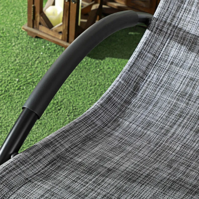 Rootz Rocking Chair - Garden Lounger - Patio Recliner - Ergonomic Design - UV-Resistant - Water-Repellent - 155cm x 61cm x 88cm