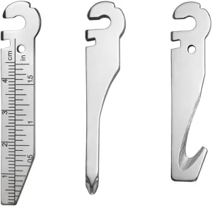 Roxon FT09 Build Your Own Multitool Accessory for Flex (3-Piece Set Including Rope Cutter & File   Ruler   Slotted Screwdriver & Phillips Screwdriver) Interchangeable Tools