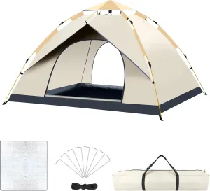 SAN Like Camping Tent 2/3/4 Person Instant Easy Pop Up Tents for Camping Lightweight Backpacking Tent Automatic Waterproof Family Easy Set Up Tent,Portable Dome Tent for Camping Hiking Traveling