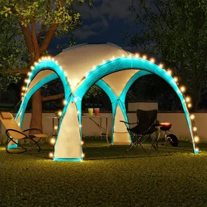 Screened Camping Tent Weatherproof Camping Canopy Camping Tent Screen Shelter Gazebos for Patios Outdoor Activities
