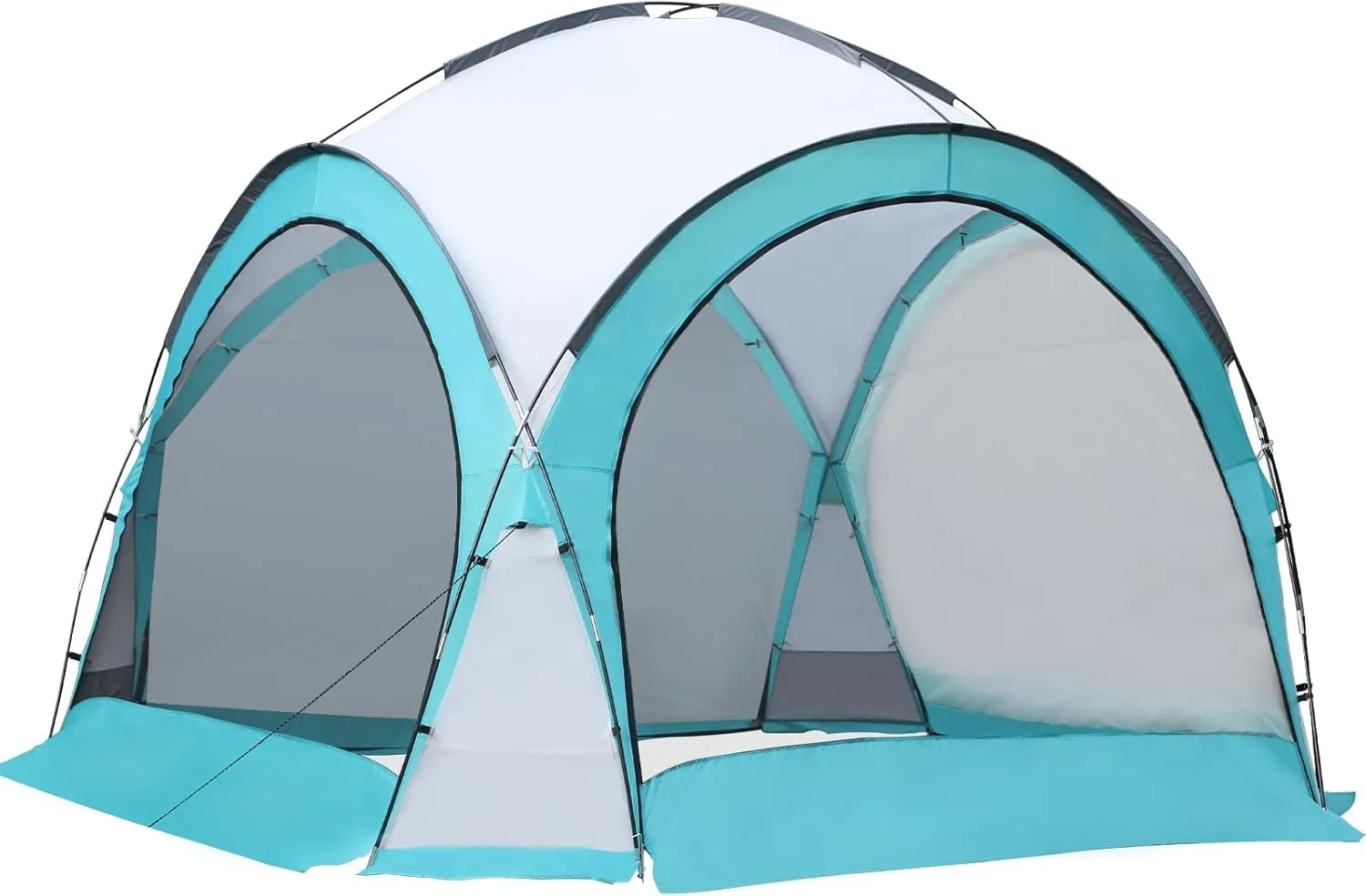 Screened Camping Tent Weatherproof Camping Canopy Camping Tent Screen Shelter Gazebos for Patios Outdoor Activities