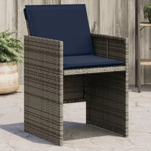 Sillas De Comedor Camping Chair Camping Chairs Sillas De Patio - Patio Chairs with Cushions 4 pcs Gray Poly Rattan for Park Terrace Outside Campsites