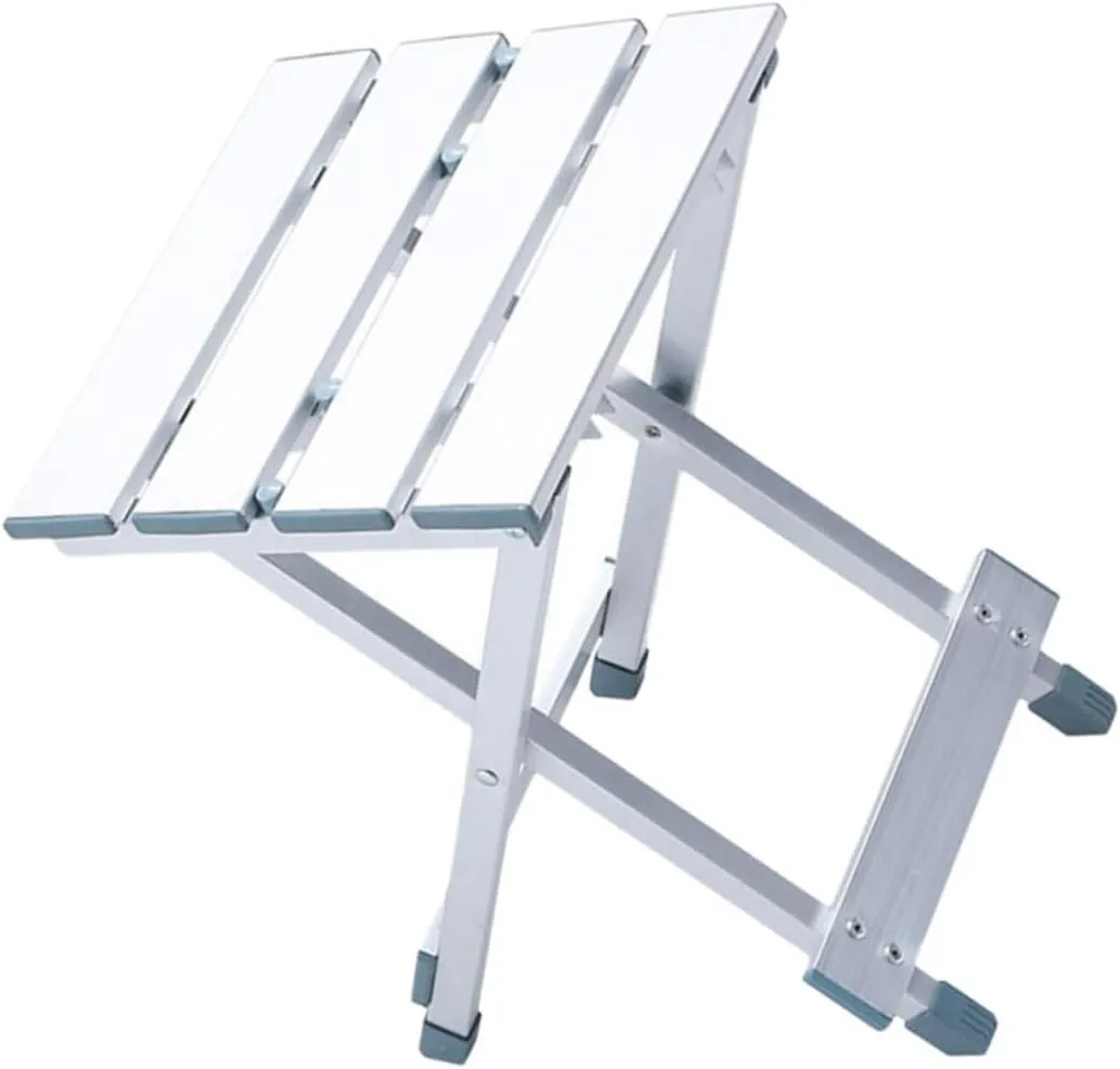 Simple Camping Stool Aluminum Alloy Stool Portable Outdoor Folding Chair Nonskid Metal Chair Home Folding Seat